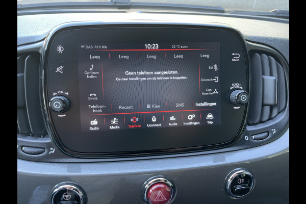 Fiat 500 1.0 Hybrid Club Clim. control - Cruise control - Apple CP/AA - Radio/U-con./USB/AUX/DAB/TEL - MFL-Stuurwiel - LMV - CD+AB - Ramen E-VZ - B.Assist - LED