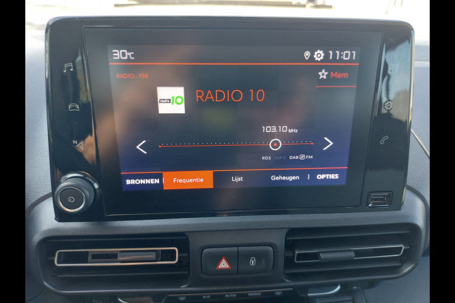 Citroën Berlingo 1.2 PureTech Live, airco,cruisecontrol,Andriod/Carplay navigatie,achteruitrijcamera,stoelverwarming,parkeersensoren,