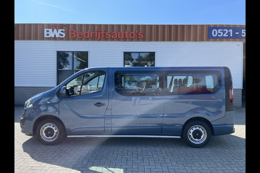 Opel Vivaro Combi 1.6 CDTI 125pk L2H1 BiTurbo ecoFLEX 9 persoons / euro 6 / vaste prijs rijklaar € 25.950 incl btw en bpm / airco / cruise / navigatie / achteruit rijcamera / sidebars / blauw metallic