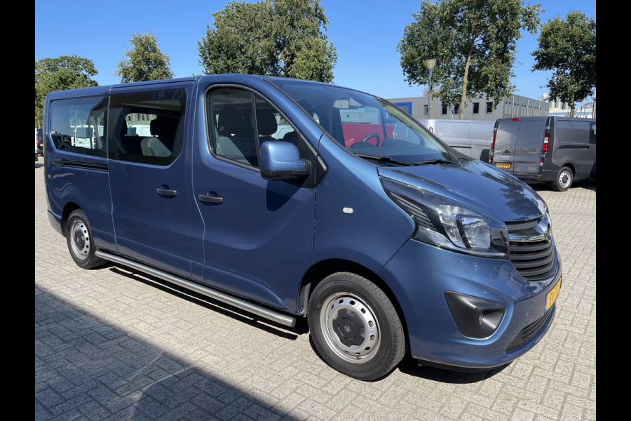 Opel Vivaro Combi 1.6 CDTI 125pk L2H1 BiTurbo ecoFLEX 9 persoons / euro 6 / vaste prijs rijklaar € 25.950 incl btw en bpm / airco / cruise / navigatie / achteruit rijcamera / sidebars / blauw metallic