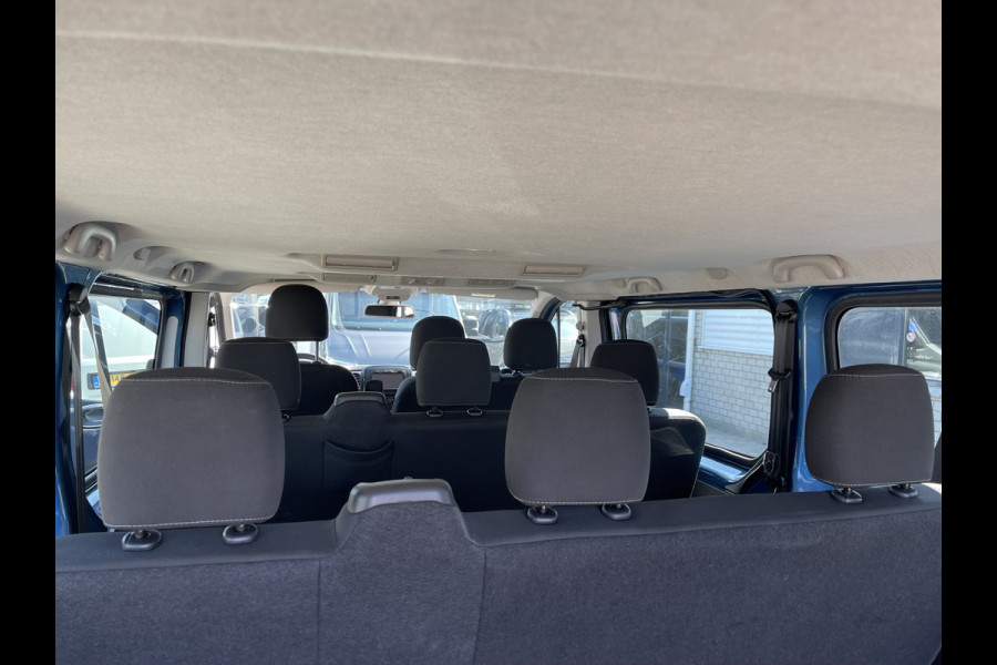 Opel Vivaro Combi 1.6 CDTI 125pk L2H1 BiTurbo ecoFLEX 9 persoons / euro 6 / vaste prijs rijklaar € 25.950 incl btw en bpm / airco / cruise / navigatie / achteruit rijcamera / sidebars / blauw metallic