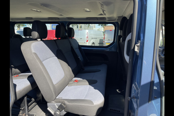 Opel Vivaro Combi 1.6 CDTI 125pk L2H1 BiTurbo ecoFLEX 9 persoons / euro 6 / vaste prijs rijklaar € 25.950 incl btw en bpm / airco / cruise / navigatie / achteruit rijcamera / sidebars / blauw metallic