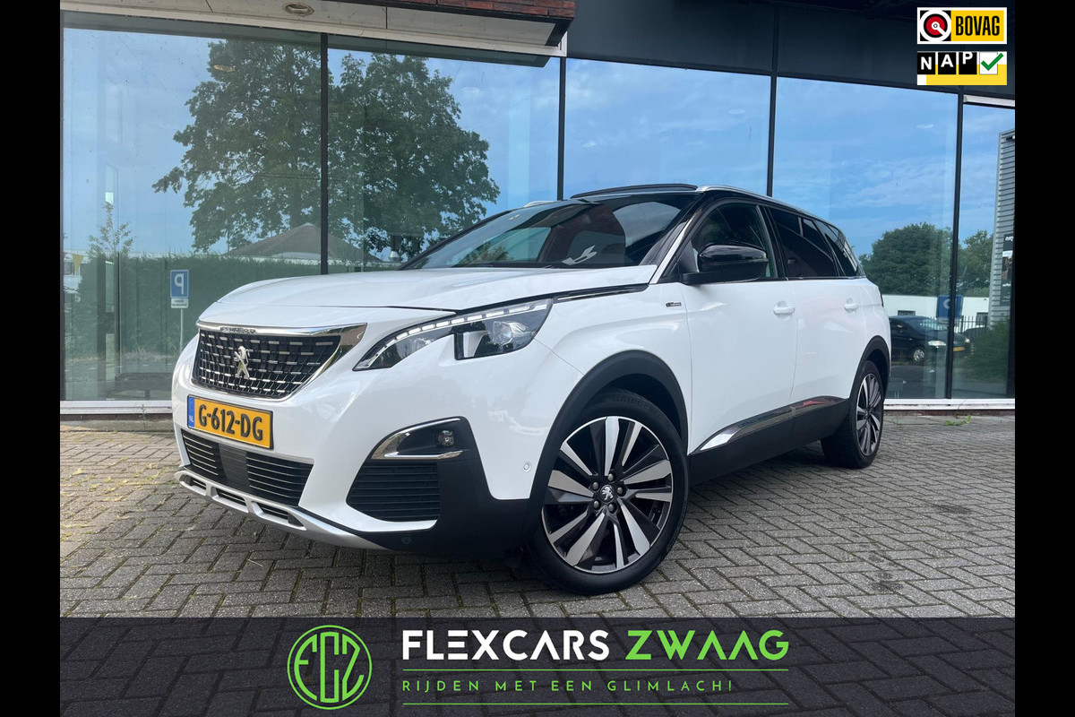 Peugeot 5008 1.2 PureTech 130PK GT-Line - Panodak - Leder - Navi - Trekhaak - Org.NL