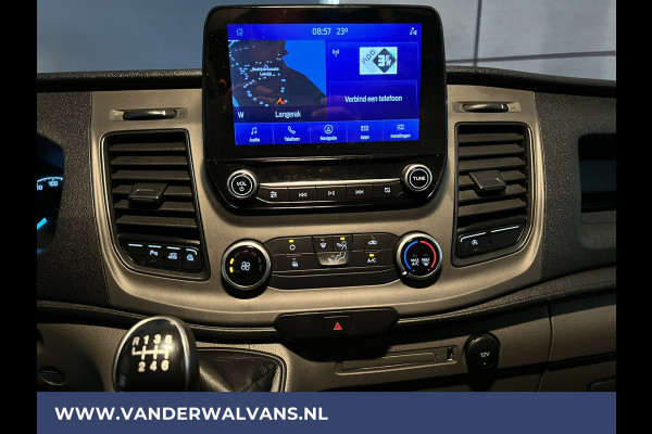 Ford Transit 2.0 TDCI L2H2 Euro6 Airco | Navigatie | Apple Carplay | 2450kg Trekhaak | Cruisecontrol Android Auto, LED, Parkeersensoren, Bijrijdersbank