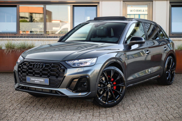 Audi Q5 55 TFSI e Quattro Competition S Edition S-Line 367pk Automaat|Luchtvering|Panoramadak|Virtual Cockpit|OLED Matrix|Trekhaak