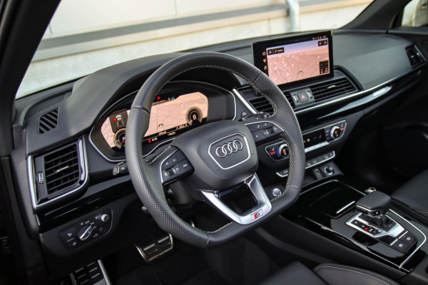 Audi Q5 55 TFSI e Quattro Competition S Edition S-Line 367pk Automaat|Luchtvering|Panoramadak|Virtual Cockpit|OLED Matrix|Trekhaak