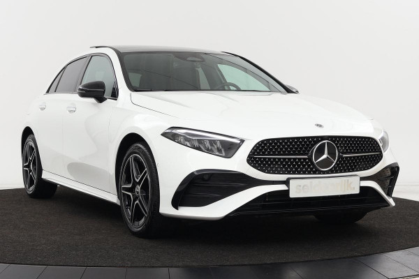 Mercedes-Benz A-Klasse 250e AMG Night | Facelift | Panoramadak | Stuurverwarming | Camera | Sfeerverlichting | Navigatie | Full LED | DAB+