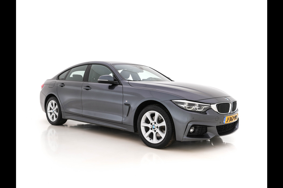 BMW 4 Serie Gran Coupé 420d xDrive High Executive M-Sport-Pack Aut. *DAKOTA-VOLLEDER | FULL-LED | NAVI-FULLMAP | LANE-ASSIST | SPORT-SEATS | MEMORY-PACK | KEYLESS | AMBIENT-LIGHT | CRUISE |  17''ALU*