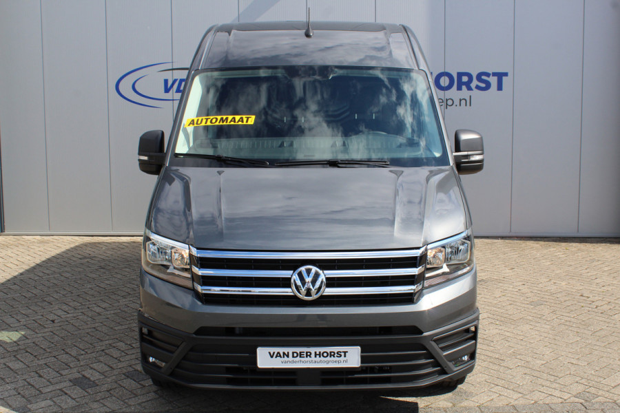 Volkswagen Crafter 35 2.0-140pk TDI AUTOMAAT L3H3, DEMO-auto. Airco, verwarmd stuurwiel, comfortabele verwarmde chauffeurst., camera, cruise cntrl. Direct leverbaar !