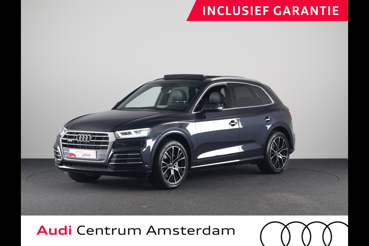 Audi Q5 50 TFSI e quattro S edition 299pk Plug in Hybrid | Panoramdak | Luchtvering | Parkeercamara | Full map Navigatie | Stoelverwarming |