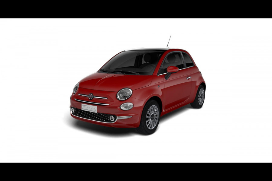 Fiat 500 Hybrid Dolcevita Finale | Airco | Cruise | 15" | Pan. dak | PDC | Apple Carplay