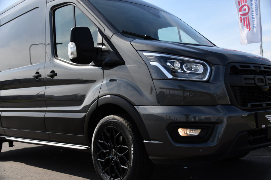 Ford Transit 350 2.0 TDCI L3H2 Raptor Edition RWD Limited 360 Camera, Cruise, 170PK, Carplay, LED, Multimedia, NAVI, Keyless, Uniek!