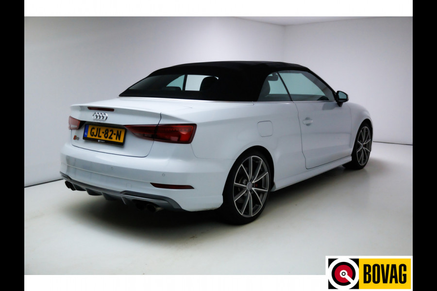 Audi S3 Cabriolet 2.0 TFSI S3 quattro Pro Line Plus 310 PK lederen bekleding, 19", Airscarff, Stoelverwarming. Camera