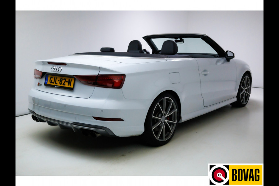 Audi S3 Cabriolet 2.0 TFSI S3 quattro Pro Line Plus 310 PK lederen bekleding, 19", Airscarff, Stoelverwarming. Camera