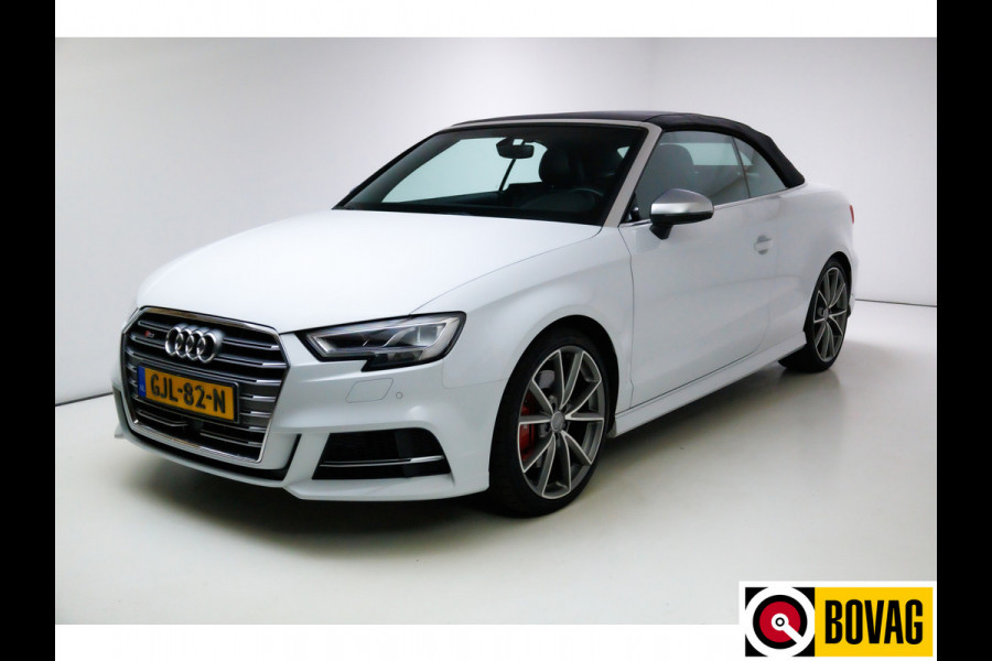 Audi S3 Cabriolet 2.0 TFSI S3 quattro Pro Line Plus 310 PK lederen bekleding, 19", Airscarff, Stoelverwarming. Camera