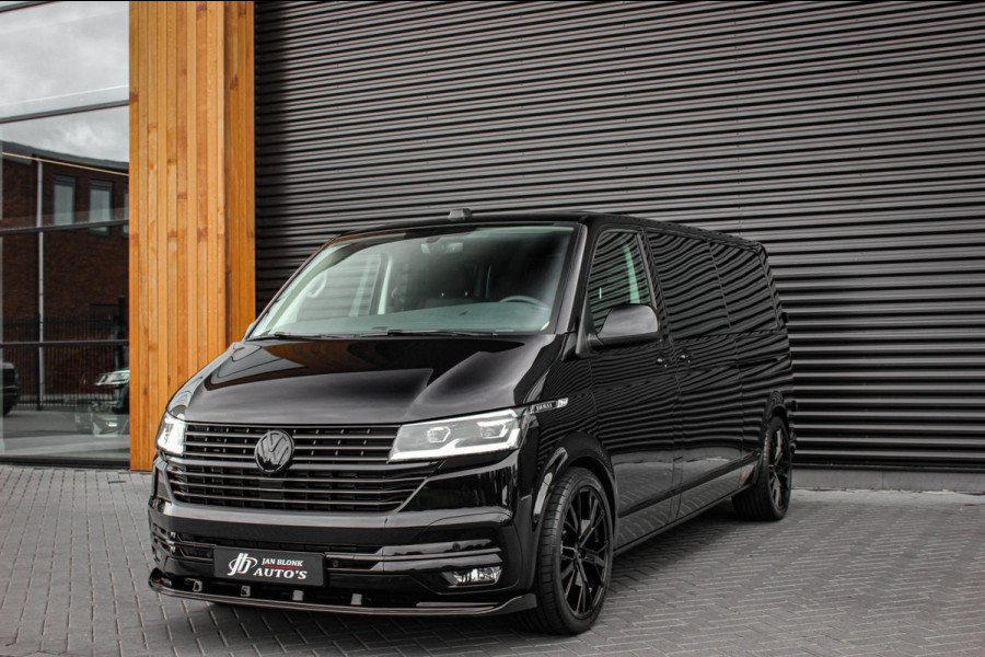 Volkswagen Transporter 2.0 TDI L2H1 204PK BULLI FULL BLACK / JB- EDITION / 2X SCHUIFDEUR / VERLAGINGSVEREN / DUBBEL CABINE / FULL