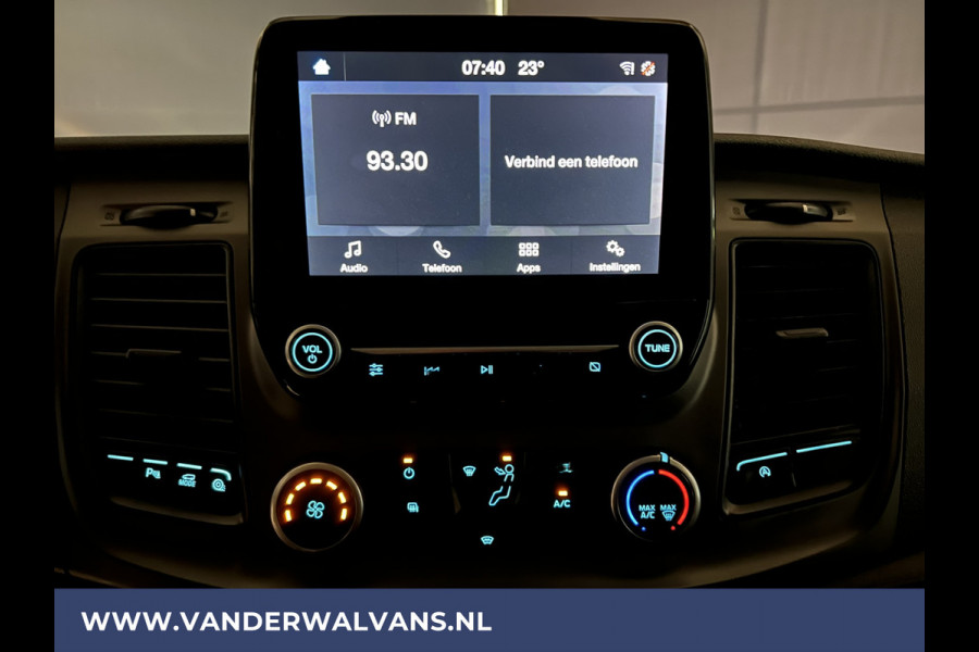 Ford Transit Custom 2.0 TDCI L2H1 Euro6 Airco | Camera | Android auto | Cruisecontrol | Parkeersensoren verwarmde voorruit, bijrijdersbank, 2800kg trekvermogen