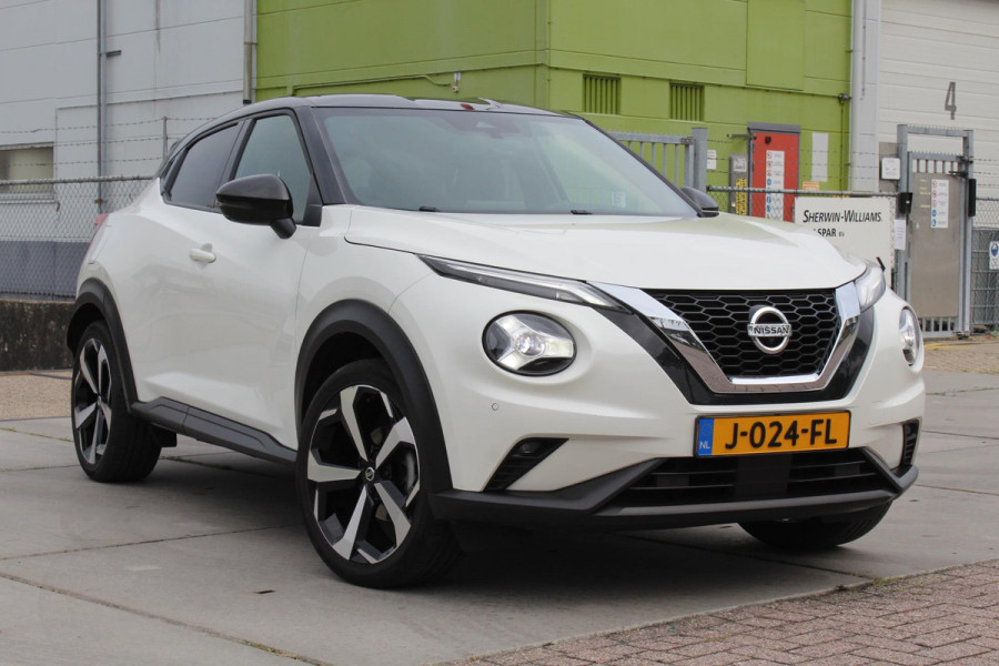 Nissan Juke 1.0 DIG-T Tekna 1E EIG RONDOM CAMERA BOSE KEYLESS HALF LEDER NAVI VOL OPTIES