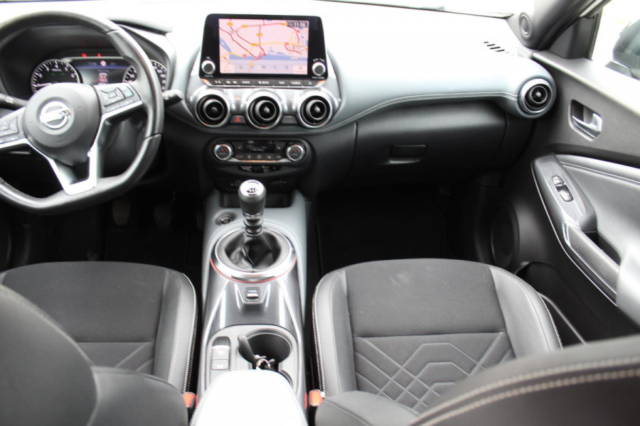 Nissan Juke 1.0 DIG-T Tekna 1E EIG RONDOM CAMERA BOSE KEYLESS HALF LEDER NAVI VOL OPTIES