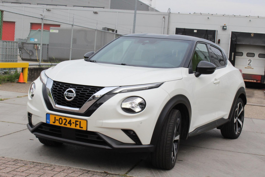 Nissan Juke 1.0 DIG-T Tekna 1E EIG RONDOM CAMERA BOSE KEYLESS HALF LEDER NAVI VOL OPTIES