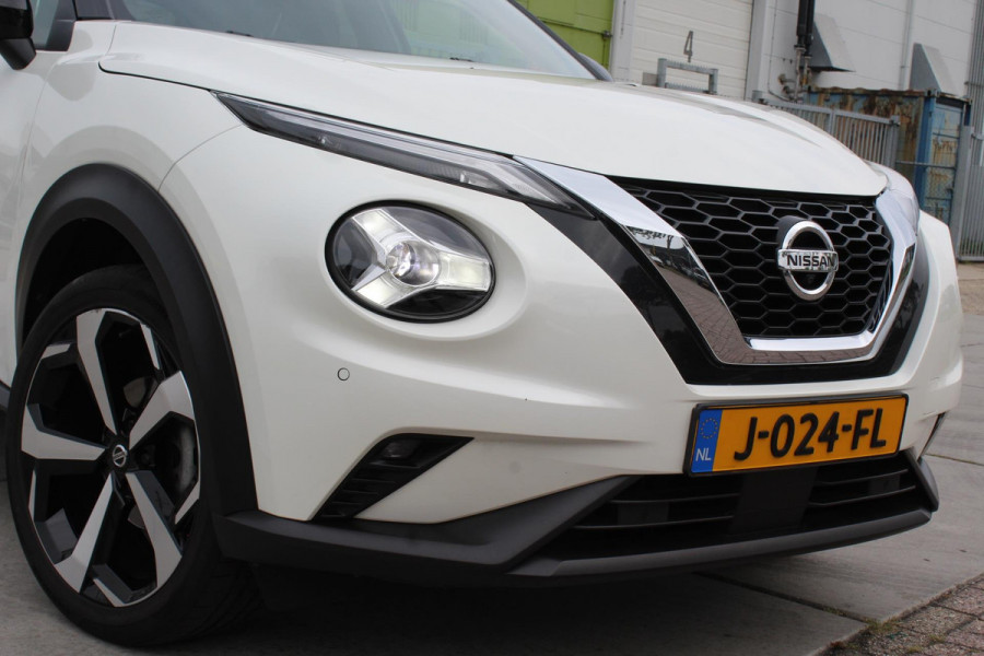 Nissan Juke 1.0 DIG-T Tekna 1E EIG RONDOM CAMERA BOSE KEYLESS HALF LEDER NAVI VOL OPTIES