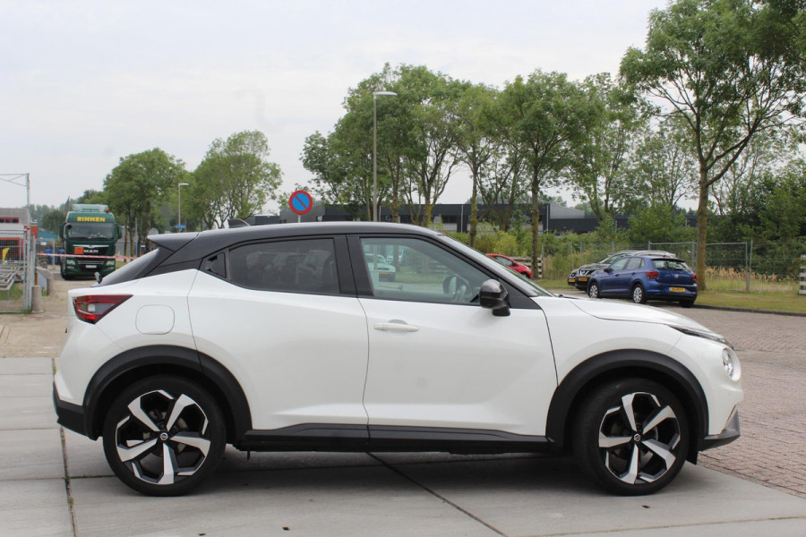 Nissan Juke 1.0 DIG-T Tekna 1E EIG RONDOM CAMERA BOSE KEYLESS HALF LEDER NAVI VOL OPTIES