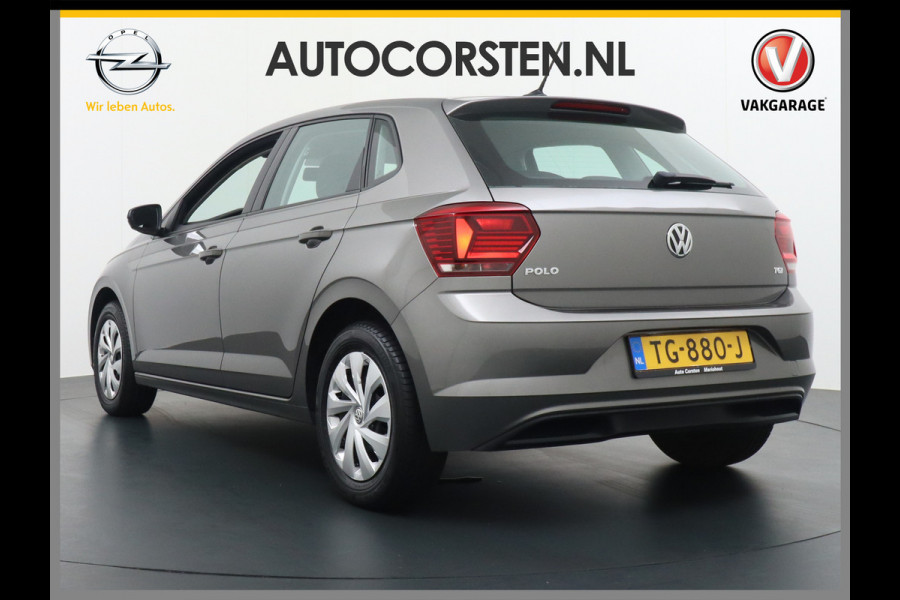 Volkswagen Polo 90PK TGI 5D Apple Carplay Android Auto Airco Navi Bluetooth DAB+ Adaptive Cruise Control Led Connectivity pakket App-Connect Exe Lichtsensor Isofix Elec.ramen en Spiegels Front assist Multif-stuurwiel Composition Media Geschikt voor CNG tanken EURO 6 W