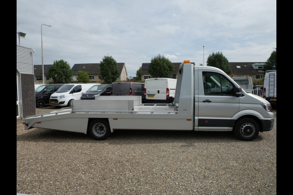 Volkswagen Crafter 2.0TDI 180PK, Dubbel Lucht, Airco, Tijhof opbouw, Oprijauto, Autotransporter luchtvering lier zwaaibalk