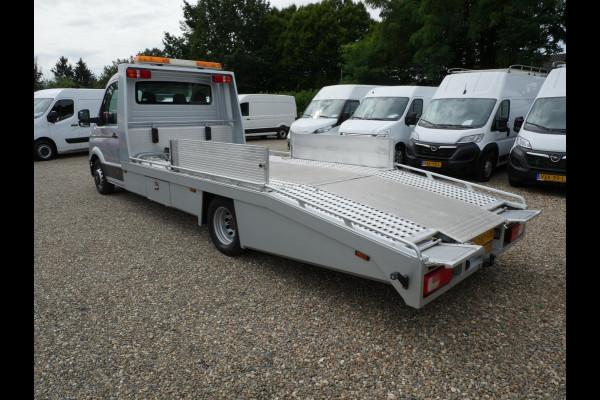 Volkswagen Crafter 2.0TDI 180PK, Dubbel Lucht, Airco, Tijhof opbouw, Oprijauto, Autotransporter luchtvering lier zwaaibalk