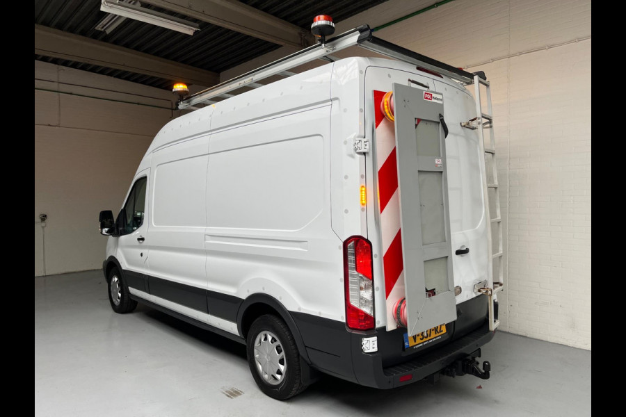 Ford Transit SERVICEWAGEN 2.0 TDCI 130PK EURO6 L3H3 VICTRON V230 SORTIMO INRICHTING AIRCO STANDKACHEL TREKHAAK RIJKLAARPRIJS!