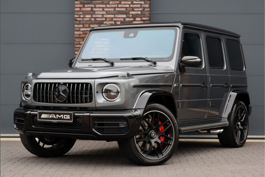 Mercedes-Benz G-Klasse AMG 63 V8 G-Manufaktur Aut9 | Grijs Kenteken | AMG Drivers Package | Distronic+ | Carbon | Massage | Nappa Leder | Trekhaak | Stoelventilatie | Energizing-pakket | Schuifdak | Techniekpakket |