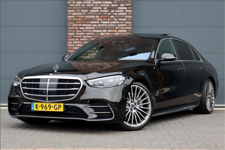 Mercedes-Benz S-Klasse 400d 4MATIC Lang AMG Line Aut9 | Airmatic | Achterasbesturing | Distronic+ | MBUX Tablet | 3D-Display | Stoelverwarming-/ventilatie | Burmester | Digital Light | Massage | Rijassistentiepakket+ |