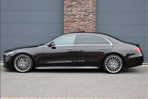 Mercedes-Benz S-Klasse 400d 4MATIC Lang AMG Line Aut9 | Airmatic | Achterasbesturing | Distronic+ | MBUX Tablet | 3D-Display | Stoelverwarming-/ventilatie | Burmester | Digital Light | Massage | Rijassistentiepakket+ |