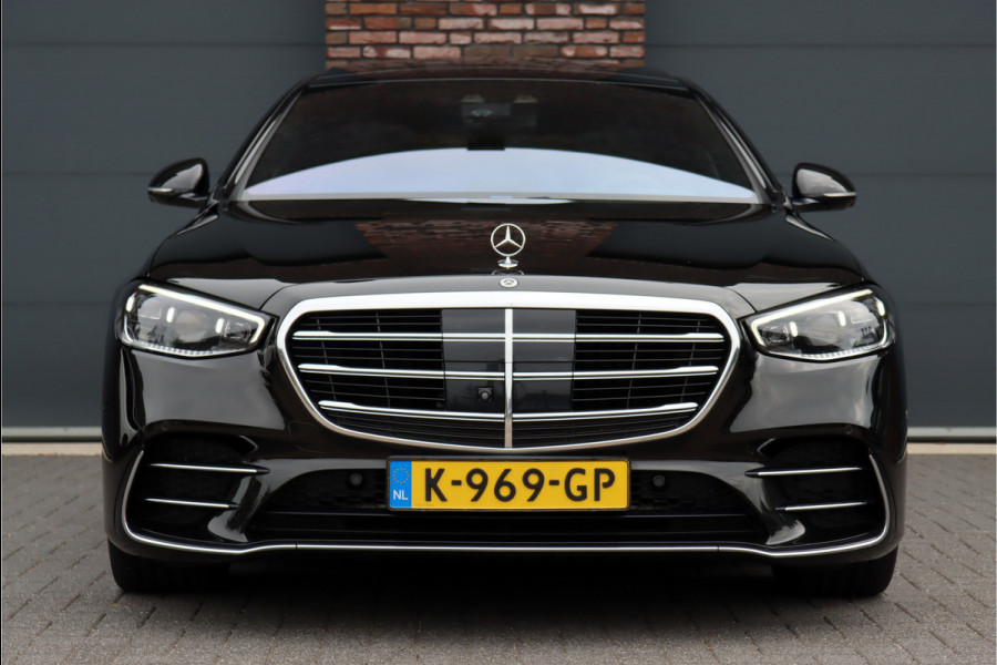 Mercedes-Benz S-Klasse 400d 4MATIC Lang AMG Line Aut9 | Airmatic | Achterasbesturing | Distronic+ | MBUX Tablet | 3D-Display | Stoelverwarming-/ventilatie | Burmester | Digital Light | Massage | Rijassistentiepakket+ |