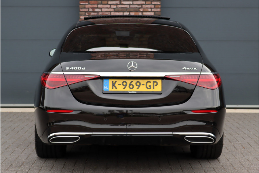 Mercedes-Benz S-Klasse 400d 4MATIC Lang AMG Line Aut9 | Airmatic | Achterasbesturing | Distronic+ | MBUX Tablet | 3D-Display | Stoelverwarming-/ventilatie | Burmester | Digital Light | Massage | Rijassistentiepakket+ |