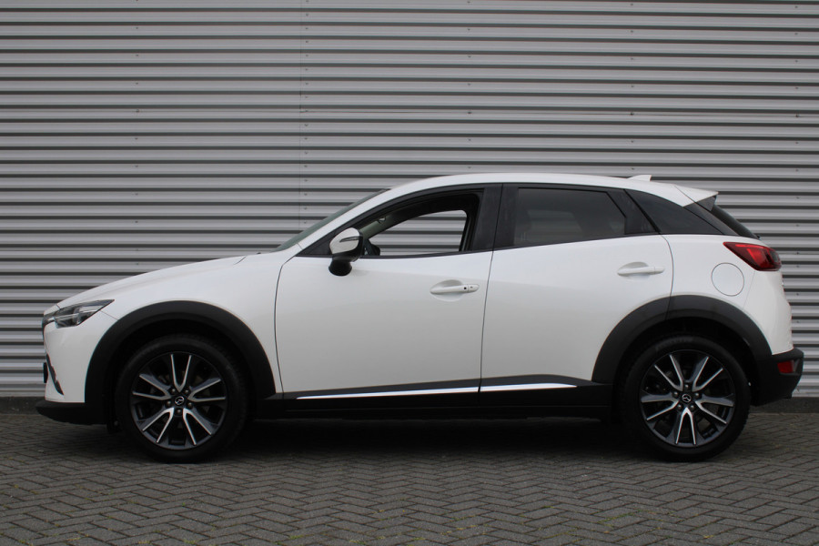 Mazda CX-3 2.0 SkyActiv-G 120 SkyLease GT | Navi | Keyless | Heads-up display | Clima | 18" LM | Camera | Dodehoek detectie |