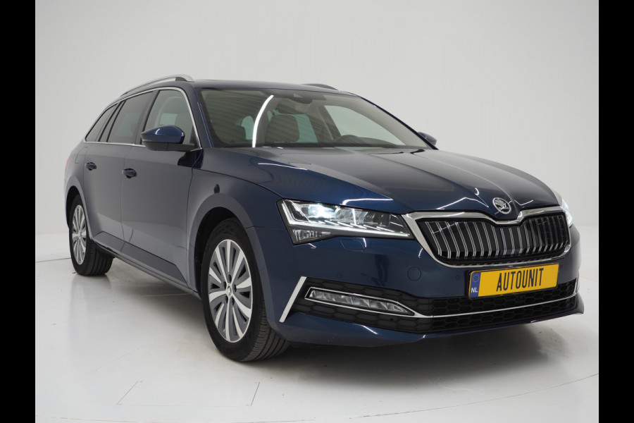 Škoda Superb Combi 1.4 TSI iV Style | Panoramadak | Leder | Adaptive Cruise | 360 | Stoel Koeling/Verwarming | Canton