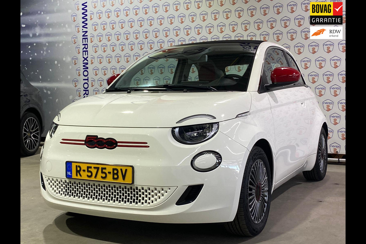 Fiat 500E CABRIO RED Edition 42 kWh | NL-AUTO | €2000,- Subsidie |LM-Velgen