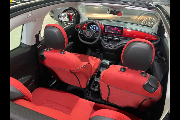 Fiat 500 RED Edition 42 kWh | NL-AUTO | Cabrio | LM-Velgen | Carplay