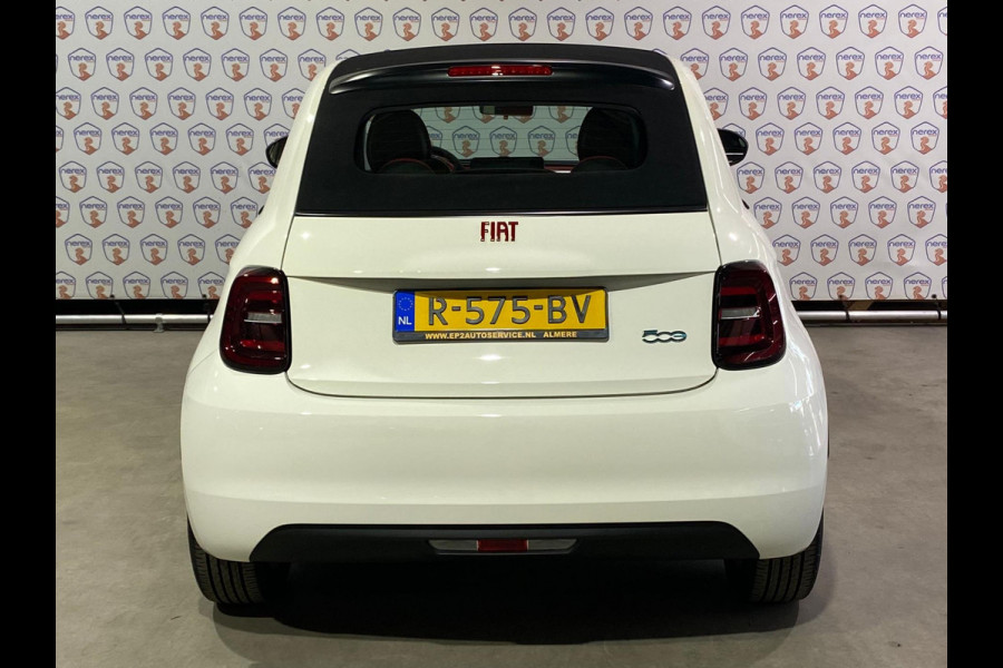 Fiat 500 RED Edition 42 kWh | NL-AUTO | Cabrio | LM-Velgen | Carplay