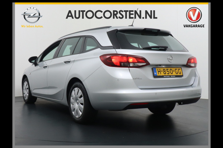 Opel Astra Sports Tourer 110PK Apple Carplay Android Auto Ecc Navi Afn.Trekhaak AGR-Stoelen Bluetooth PDC V+A Camera Regen-Licht sensor Cru Isofix Elec.Spiegels en ramen Mistlampen Business Edition 100% dealeronderhouden