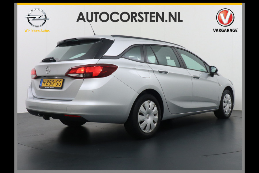 Opel Astra Sports Tourer 110PK Apple Carplay Android Auto Ecc Navi Afn.Trekhaak AGR-Stoelen Bluetooth PDC V+A Camera Regen-Licht sensor Cru Isofix Elec.Spiegels en ramen Mistlampen Business Edition 100% dealeronderhouden