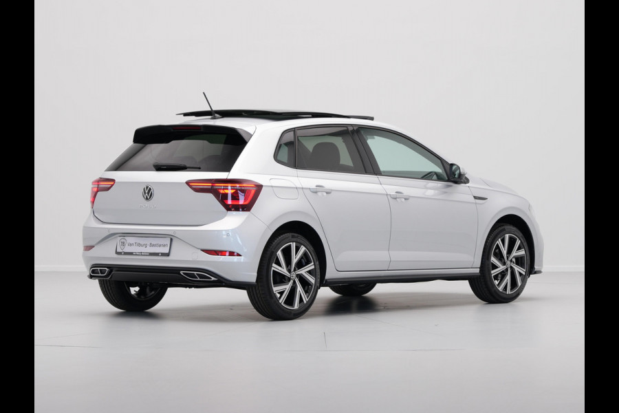 Volkswagen Polo 1.0 TSI 95 7DSG R-Line Business+ | 'App-Connect' draadloze smartphone integratie | Achterlichten LED, luxe uitgevoerd incl. dynamische knipperlichten | Afstandscontrolesysteem (Front Assist)