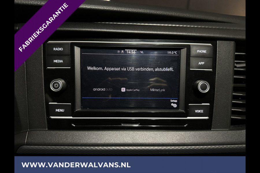 Volkswagen Transporter 2.0 TDI **BPM VRIJ voor de Ondernemer** L2H1 Fabrieksgarantie Euro6 Airco | Apple Carplay | Trekhaak Cruisecontrol, Android Auto, Parkeersensoren, Sidebars, Bijrijdersbank