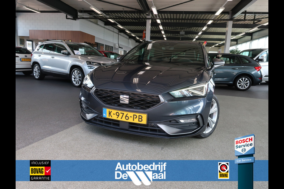 Seat Leon Sportstourer 1.5 TSi 150pk FR Launch Edition KEYLESS/CAMERA/VIRTUAL/CARPLAY/TREKH./STOELVERW.