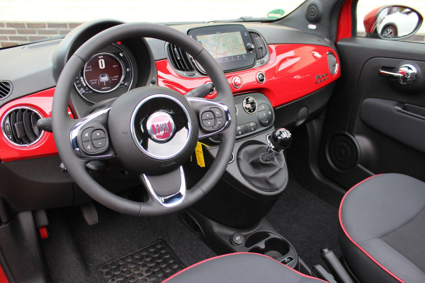 Fiat 500C 1.0 Hybrid RED | Uniek! | Navigatie | Beats Audio | Cruise