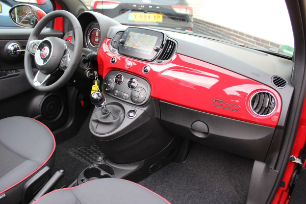 Fiat 500C 1.0 Hybrid RED | Uniek! | Navigatie | Beats Audio | Cruise