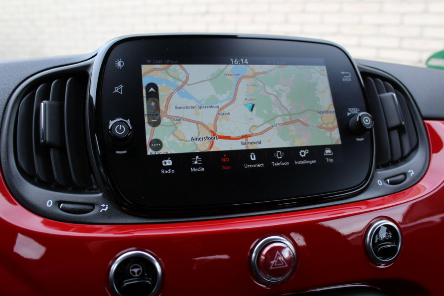 Fiat 500C 1.0 Hybrid RED | Uniek! | Navigatie | Beats Audio | Cruise