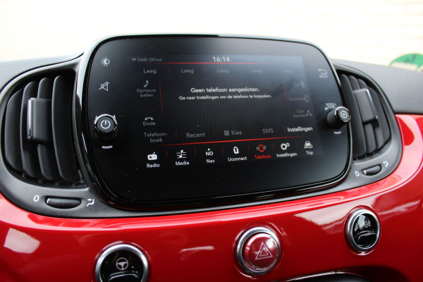 Fiat 500C 1.0 Hybrid RED | Uniek! | Navigatie | Beats Audio | Cruise