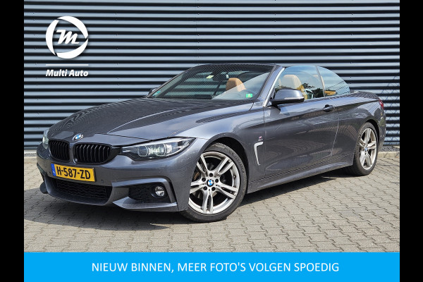 BMW 4 Serie Cabrio 420i High M Sport Edition 184pk Dealer O.H | Lederen Sportstoelen Memory | Navi Pro | Virtual Cockpit | DAB | Stuur / Stoelverwarming | LED | 18"L.M |